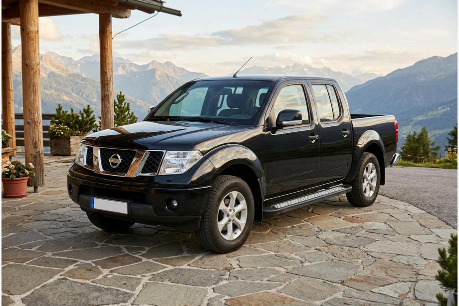 Nissan Navara 2006-2015 Marchepieds Latéraux New Vision Black (2 pcs, Aluminium) Image