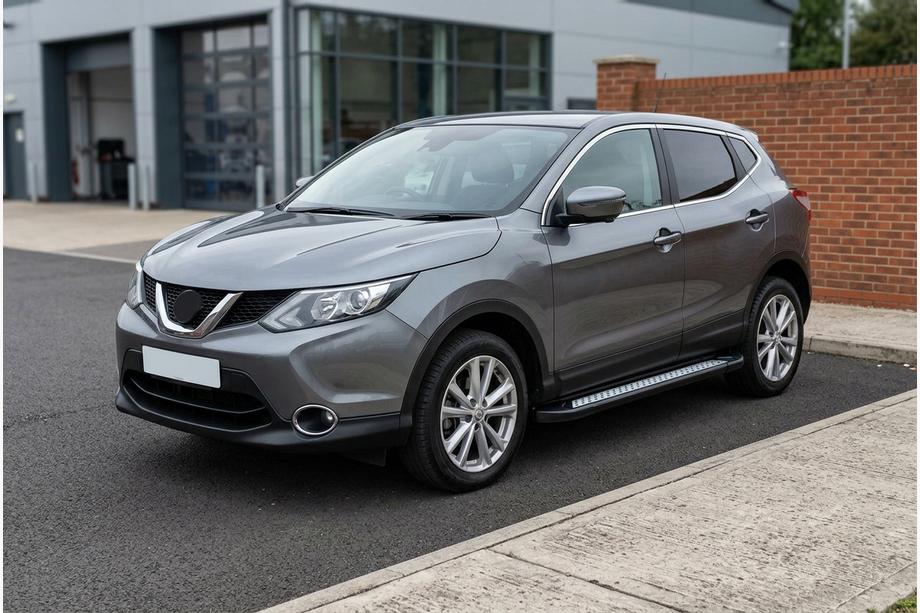 Nissan Qashqai 2014-2021 Marchepieds Latéraux New Vision Black (2 pcs, Aluminium) Photo 1