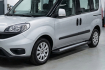 Opel Combo 2012-2018 Marchepieds Latéraux New Vision Black (2 pcs, Aluminium) photo 1