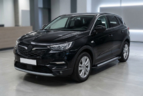 Opel Grandland X 2017- Marchepieds Latéraux New Vision Black (2 pcs, Aluminium) photo 1