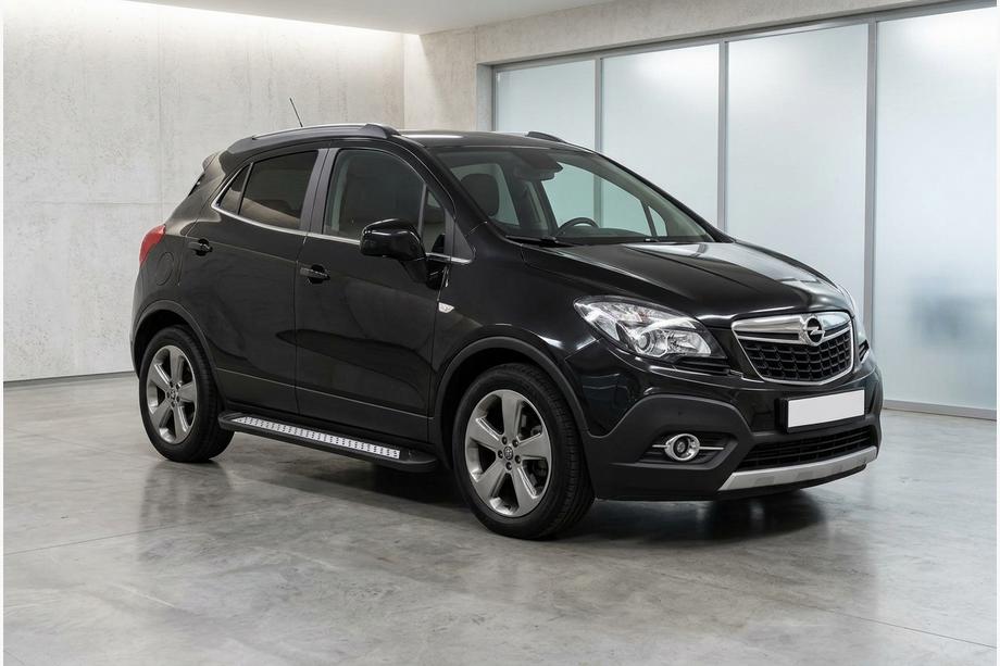 Opel Mokka 2012-2021 Marchepieds Latéraux New Vision Black (2 pcs, Aluminium) Image