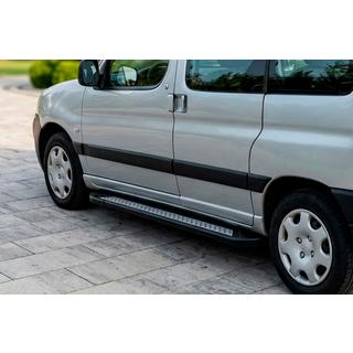 Marchepieds Latéraux New Vision Black (2 pcs, Aluminium) Peugeot Partner 1996-2008 photo 1