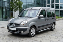 Renault Kangoo 1998-2008 Marchepieds Latéraux New Vision Black (2 pcs, Aluminium) photo 1