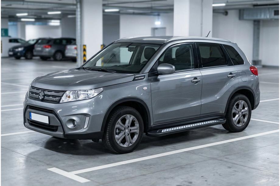 Suzuki Vitara 2015- Marchepieds Latéraux New Vision Black (2 pcs, Aluminium) Image