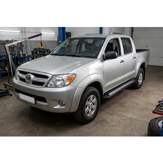Marchepieds Latéraux New Vision Black (2 pcs, Aluminium) Toyota Hilux 2006-2015 photo 1