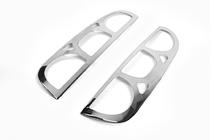 Fiat Doblo I 2005-2010 Caches Feux Arrière Chromés (2 pcs, Acier Inoxydable) Carmos - Acier Inoxydable Turc photo 3