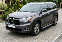 Toyota Highlander 2013-2019 Marchepieds Latéraux New Vision Black (2 pcs, Aluminium) photo 1