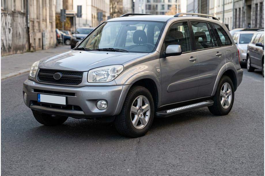 Toyota Rav 4 2001-2005 Marchepieds Latéraux New Vision Black (2 pcs, Aluminium) Image