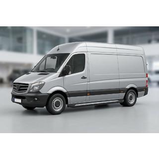 Marchepieds Latéraux New Vision Black (2 pcs, Aluminium) Volkswagen Crafter 2006-2016 photo 1