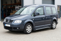 Volkswagen Caddy 2004-2010 Marchepieds Latéraux Vision New Black (2 pcs, Aluminium) Maxi Empattement photo 1