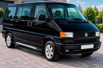 Volkswagen T4 Transporter 1990-2003 Marchepieds Latéraux Vision New Black (2 pcs, Aluminium) photo 1