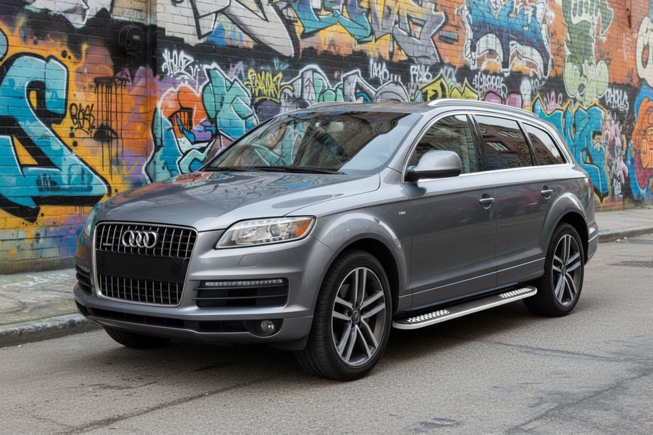 Audi Q7 2005-2015 Marchepieds Latéraux Tayga V2 (2 pcs, Aluminium) Image