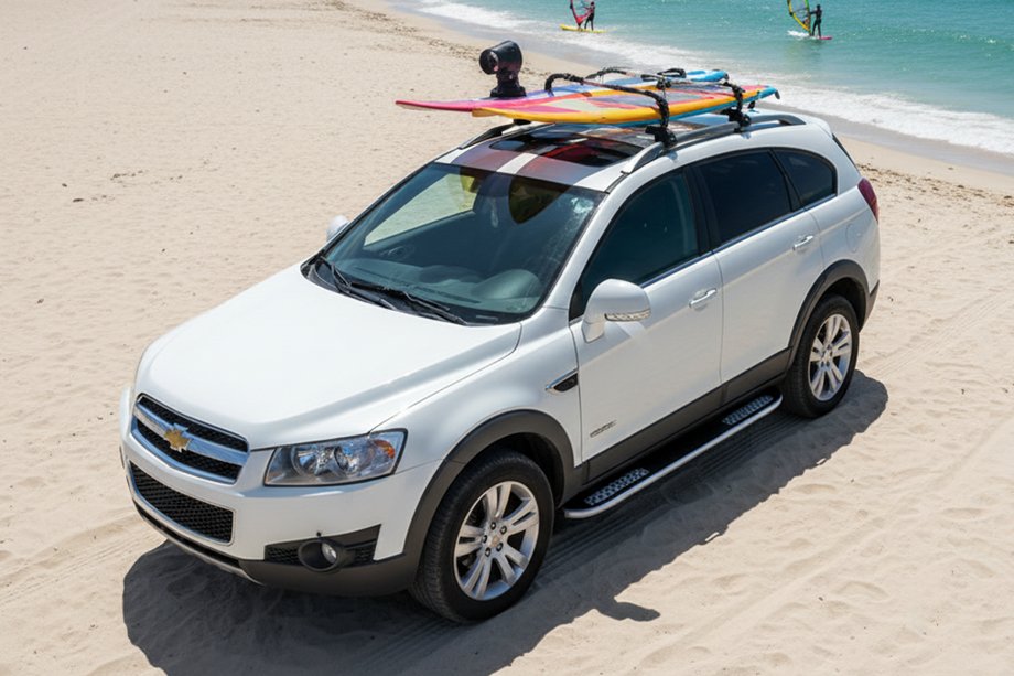 Chevrolet Captiva 2006-2019 Marchepieds Latéraux Tayga V2 (2 pcs, Aluminium) 2006-2015 Image