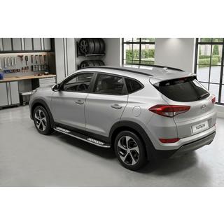 Marchepieds Latéraux Tayga V2 (2 pcs, Aluminium) Hyundai Tucson TL 2016-2021 photo 1