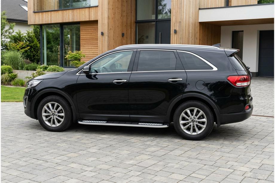Kia Sorento III UM 2014-2020 Marchepieds Latéraux Tayga V2 (2 pcs, Aluminium) Image
