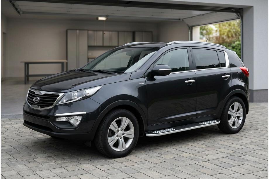 Kia Sportage 2010-2015 Marchepieds Latéraux Tayga V2 (2 pcs, Aluminium) Image