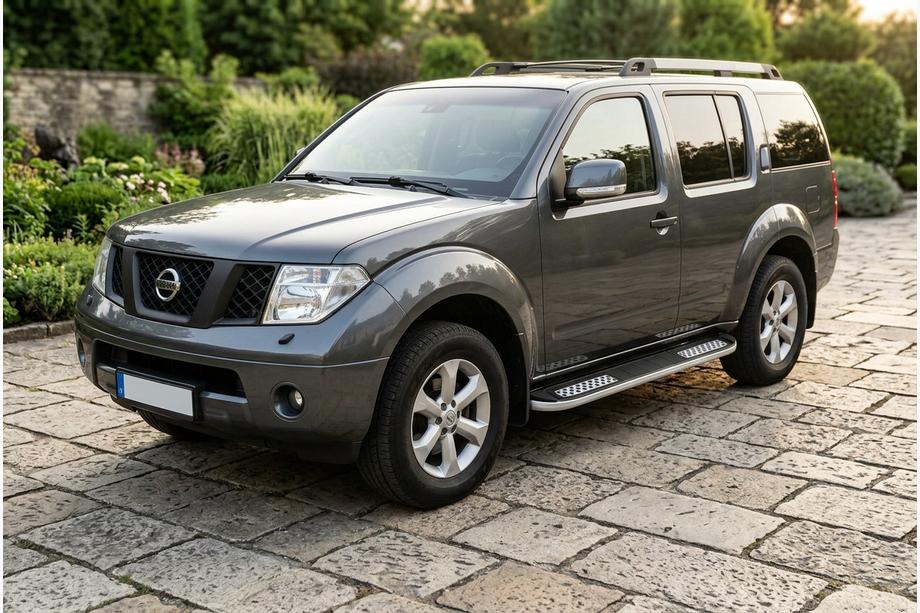 Nissan Pathfinder R51 2005-2014 Marchepieds Latéraux Tayga V2 (2 pcs, Aluminium) Image