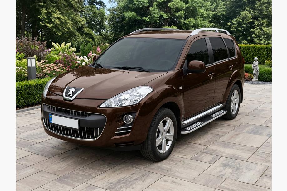 Peugeot 4007 2007-2013 Marchepieds Latéraux Tayga V2 (2 pcs, Aluminium) Image