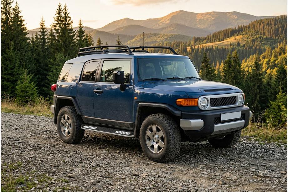 Toyota FJ Cruiser 2006-2022 Marchepieds Latéraux Tayga V2 (2 pcs, Aluminium) Photo 1