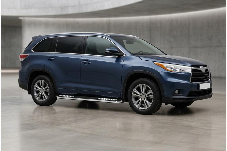 Toyota Highlander 2013-2019 Marchepieds Latéraux Tayga V2 (2 pcs, Aluminium) Image