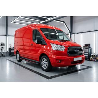 Marchepieds Latéraux Maya Red (2 pcs, Aluminium) Ford Transit 2014- photo 1