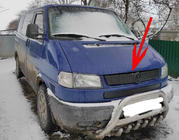 Volkswagen T4 Caravelle/Multivan 1990–2003 Cache calandre hiver Brillant pour face avant droite photo 1