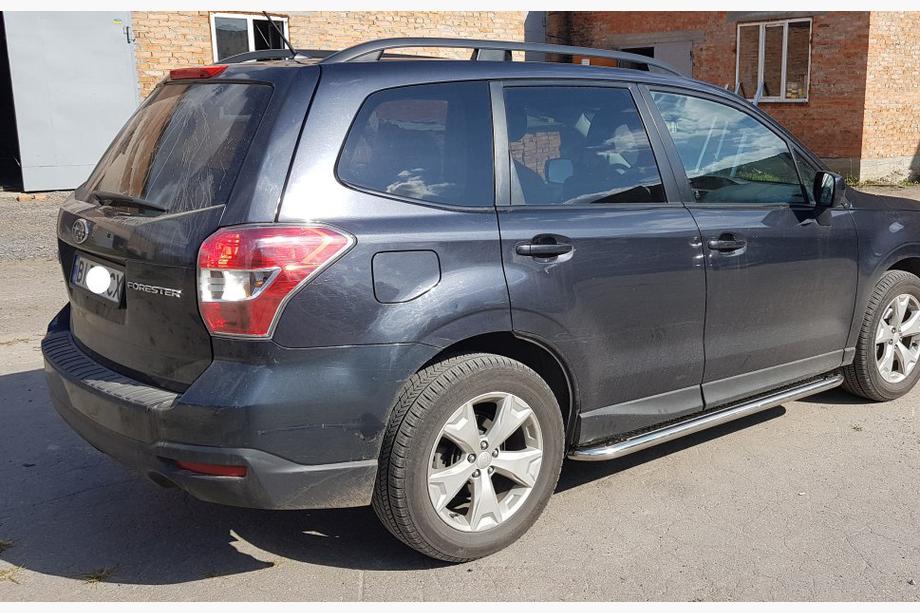Subaru Forester 2013-2018 Marchepieds Latéraux Premium (2 pcs, Inox) Image