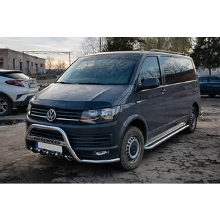 Pare-buffle WT004-ST (Inox) Volkswagen T6 2015-2024 photo 4
