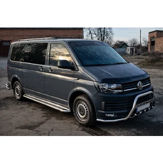 Pare-buffle WT004-ST (Inox) Volkswagen T6 2015-2024 photo 2