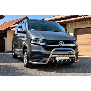 Pare-buffle WT004-ST (Inox) Volkswagen T6 2015-2024 photo 1