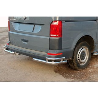 Coins arrières AK003-Double (2 pcs, inox) Volkswagen T6 2015-2024 photo 2