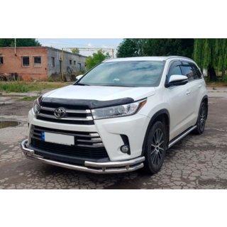 Pare-buffle ST-Special Inox Toyota Highlander 2013-2019 photo 2