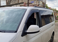 Volkswagen T5 Caravelle 2004-2010 Barres de toit integrees (noires) photo 40