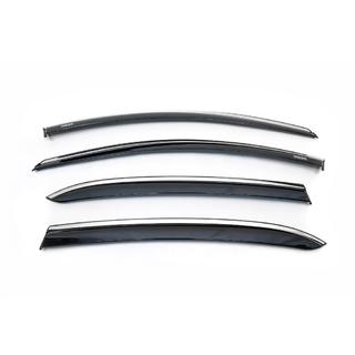 Déflecteurs de Vitres avec Moulure Chromée HB (4 pcs, Niken) Renault Megane IV 2016-2025 photo 3