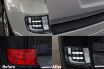 Toyota Land Cruiser 200 2007-2021 Feux Antibrouillard Arrière 2016-2021 (Executive Black) photo 1