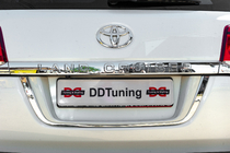 Toyota Land Cruiser 200 2007-2021 Support de Plaque d'Immatriculation Standard Noir photo 6