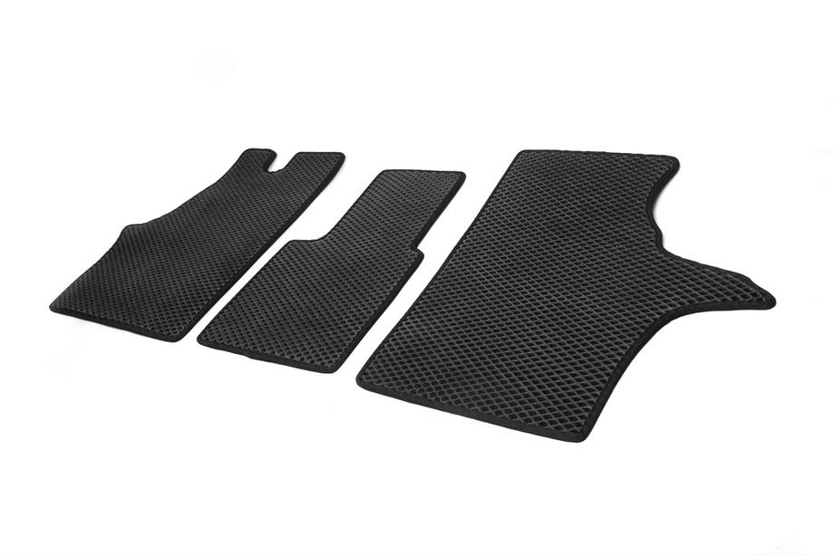 Mercedes Vito W638 1996-2003 Tapis de sol EVA (noirs) ensemble 3 pièces Photo 1