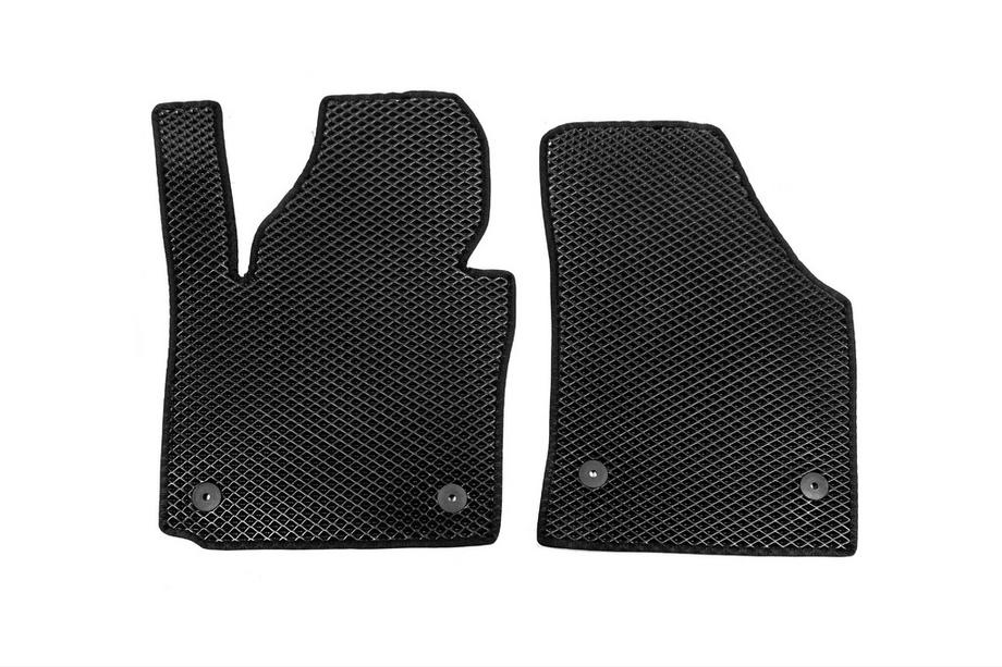 Volkswagen Caddy 2010-2015 Tapis de sol EVA (noirs) 5 pcs, avant et arrière (standard, 2 portes coulissantes) Photo 24
