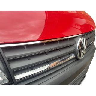 Enjoliveur supérieur de calandre 2015-2019 (1 pc, inox) Volkswagen T6 2015-2024 photo 4