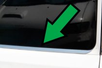 Fiat Doblo II 2010-2022 Baguette inférieure de vitre arrière inox photo 6