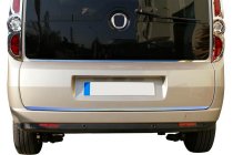 Fiat Doblo II 2010-2022 Baguette inférieure de vitre arrière inox photo 5