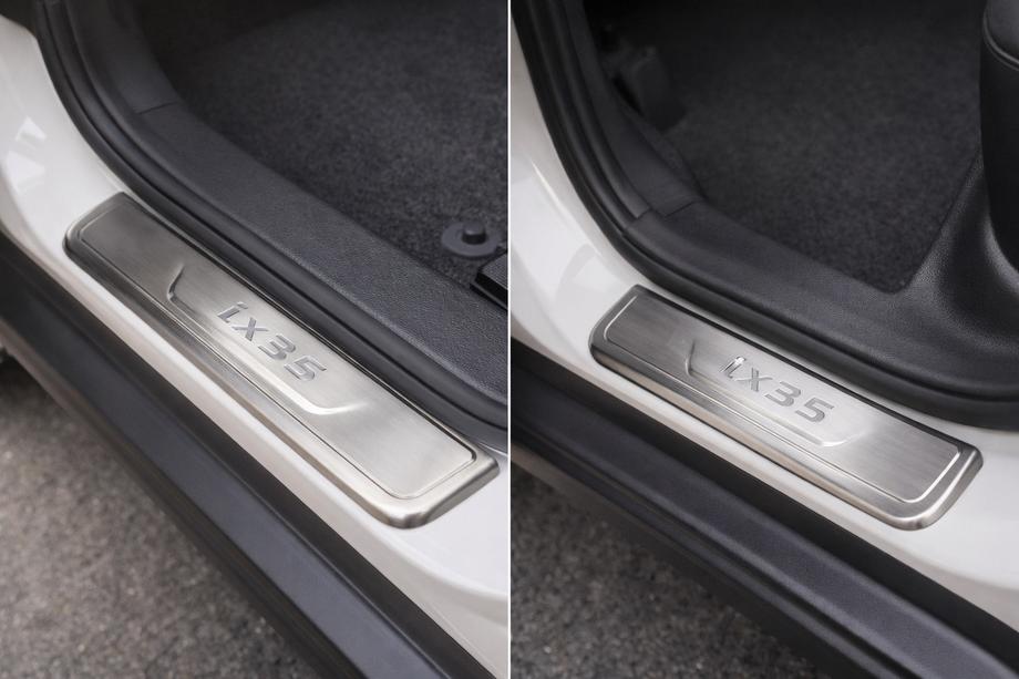 Hyundai IX-35 2010-2015 Seuils de porte Libao (4 pcs, inox) Image