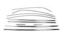 Renault Megane IV 2016-2025 Ensemble complet de contours de vitres (Sedan, 12 pièces, inox) Carmos - Acier Inoxydable Turc photo 4