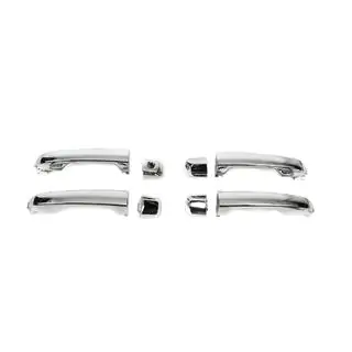Poignées de porte complètes 2015-2021 (Chrome, 4 pcs) Toyota Land Cruiser 200 2007-2021 photo 2