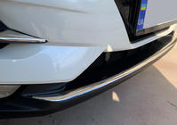 Nissan Qashqai 2014-2021 Protection de pare-chocs avant en acier inoxydable (2017↗︎) Carmos - Acier Inoxydable Turc photo 1