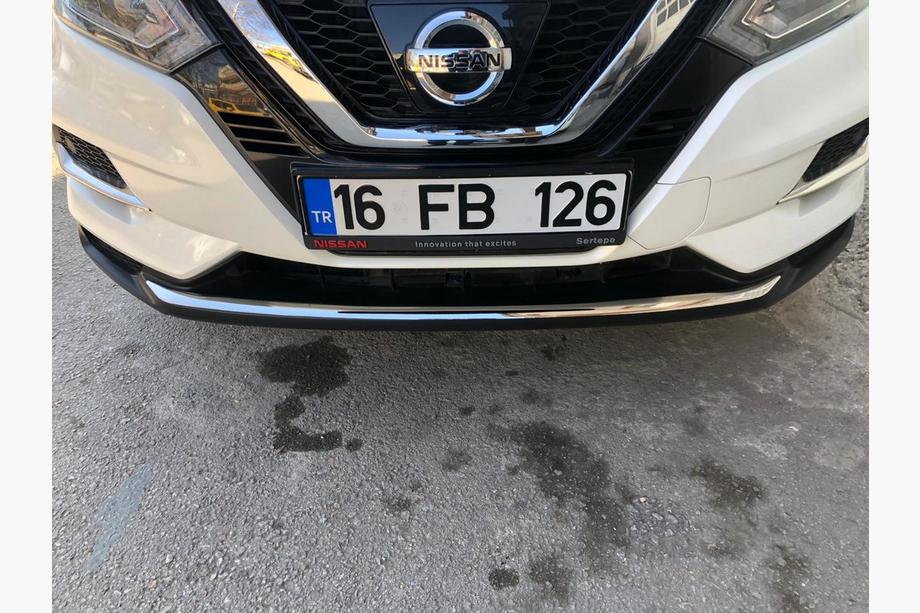 Nissan Qashqai 2014-2021 Protection de pare-chocs avant en acier inoxydable (2017↗︎) Photo 7