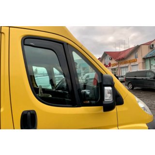 Déflecteurs de vitre à encastrer (2 pcs, HIC) Fiat Ducato 2006-2025 photo 3