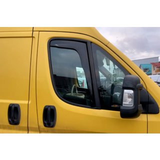 Déflecteurs de vitre à encastrer (2 pcs, HIC) Fiat Ducato 2006-2025 photo 1