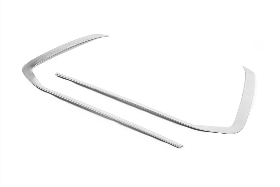 Toyota Land Cruiser 200 2007-2021 Entourages d'angle de vitre arrière (2 pcs, inox) Photo 5