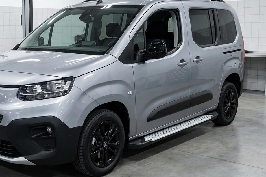 Opel Combo 2019- Marchepieds latéraux Allmond Grey (2 pcs, aluminium) Image